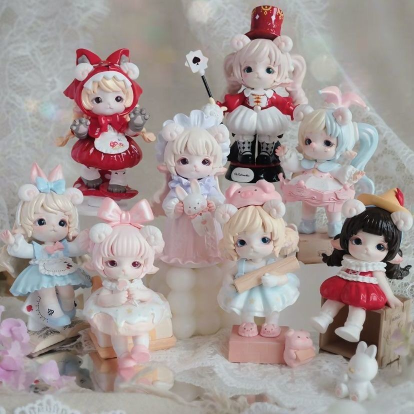 正mimia Box Dream Dream Shiba Cat Female Sewing Piece Cute Gift Gift ของแท้ Mimia Blind Box Dreamy แก