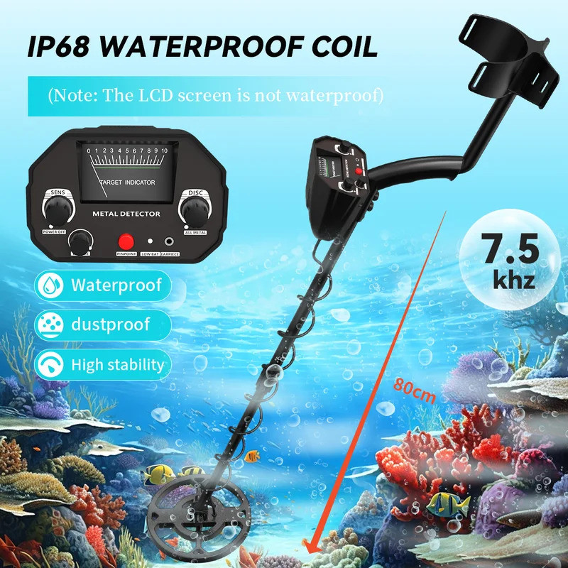 Treasure Hunter เครื่องตรวจจับโลหะ MD4030 Pro Professional Gold Pinpointer เครื่องตรวจจับใต้ดินความไ