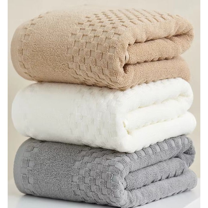 Cotton Bath  Adult Soft Absorbent Towels Bathroom Sets Large Beach Towel Luxury Hotel Spa Towels For