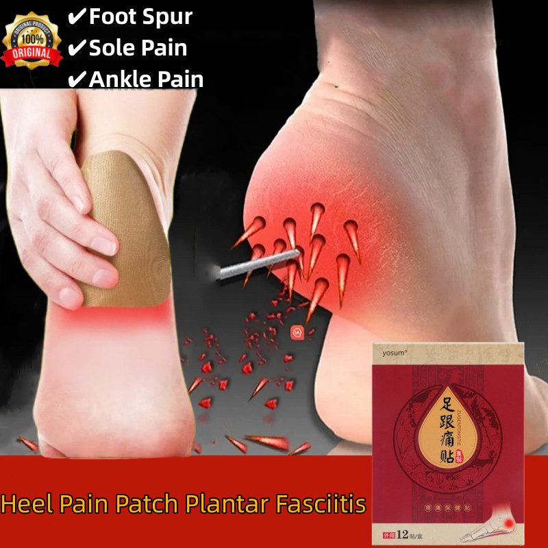 ปวดส้นเท้าบรรเทา Patch Plantar Fasciitis ส้น Spur Fascial กระดูกถอด Thorn การอักเสบ Achilles Tendinitis