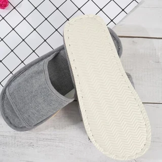 💜LONG JAI💜รองเท้าใส่ในบ้าน Slippers พื้นยาง กันลื่น น้ำหนักเบา ในออฟฟิศ สไตล์ญี่ปุ่น ดีไซน์สวย