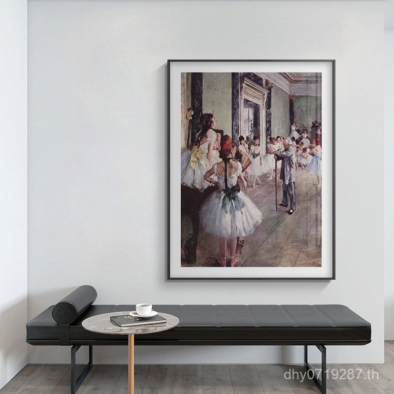 Degas Master พิมพ์ Naughty ภาพวาดตกแต่งสาวบัลเล่ต์ Niche Impressionist Portrait Dancer Works Dega UZ