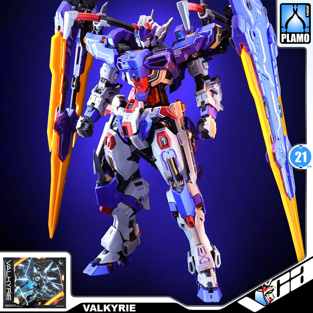 VCA ⭐️ EDDAS VALKYRIE MECHA METAL STRUCTURE BUILD MODEL TOY ประกอบ หุ่นยนต์ โมเดล กันดั้ม กันพลา...