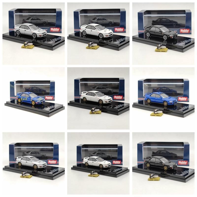 Hobby Japan 1/64 Subaru Impreza WRX GC8 1992 จําลองรถรุ่นพร้อมสต็อก