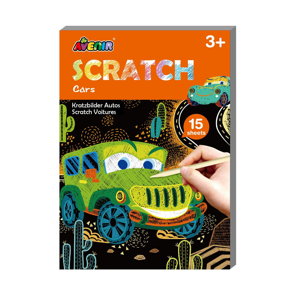 Avenir - Mini Scratch Book - รถยนต์