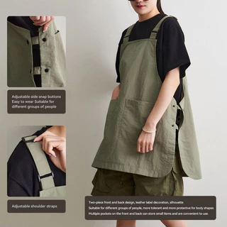 COD ผ้ากันเปื้อนแบบเสื้อกั๊ก กันน้ำ น้ำมัน ผ้ากันเปื้อนทำอาหารในครัว สำหรับครัว ร้านกาแฟ ตัดผม