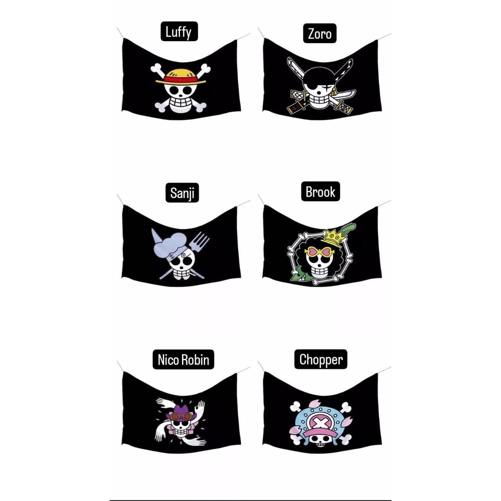 ONE PIECE FLAG พิมพ์เต็ม V1-6