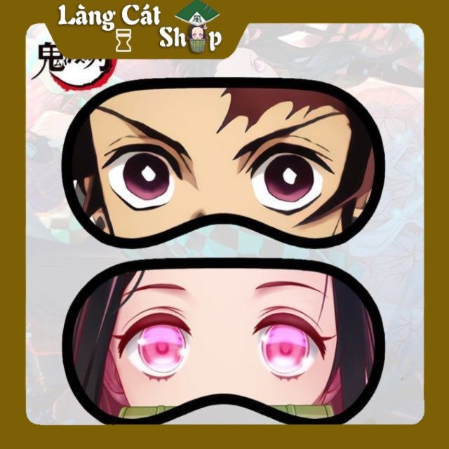 ผ้าปิดตานอนพร้อมภาพอนิเมะ/มังงะ - Kimetsu No Yaiba (Demon Slayer)