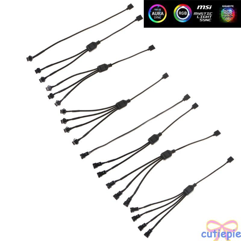 Cutie เมนบอร์ดคอมพิวเตอร์ SYNC อะแดปเตอร์ JST Header Transfer 12V 4Pin 5V 3Pin สาย