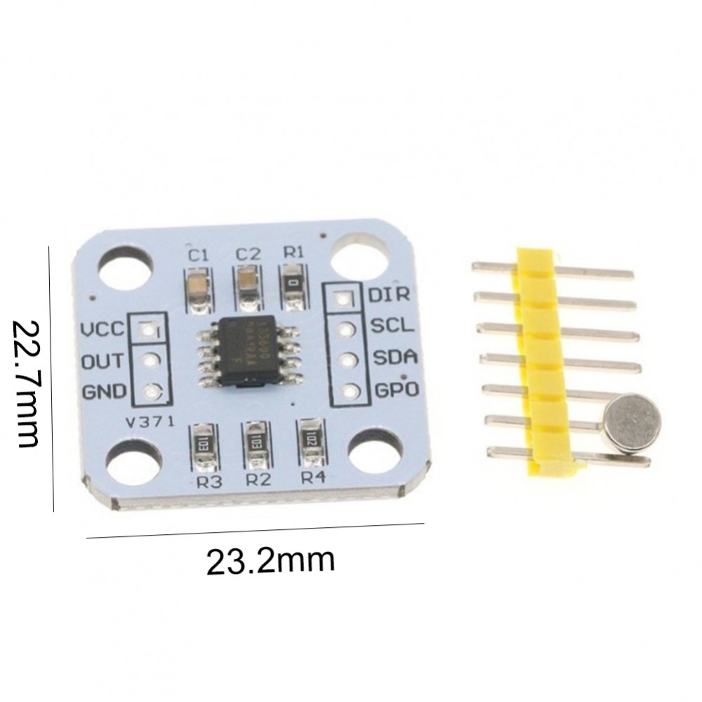 8 ชิ้น AS5600 ตัวเข้ารหัสแม่เหล็กพร้อมการดําเนินงานเกินสิบล้านการย้อนกลับรอบ