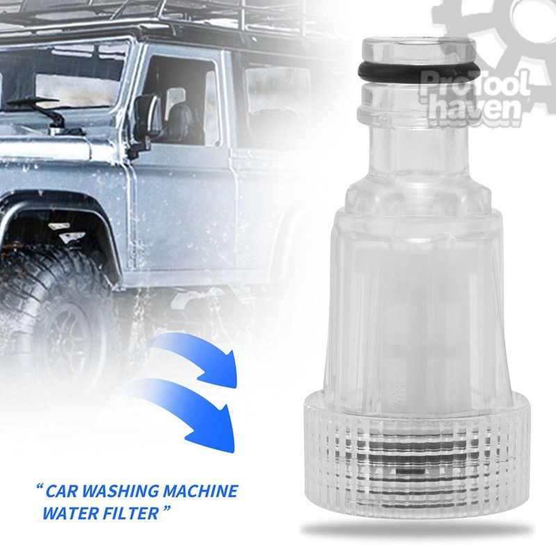 ตัวกรองน้ำต่อทางเข้า ชุดข้อต่อกรอง กรองเครื่องฉีดน้ำแรงดันสูง อะไหล่เครื่องฉีดน้ำแรงดันสูง สามารถถอดออกมาล้างได้ - รูปที่ 6