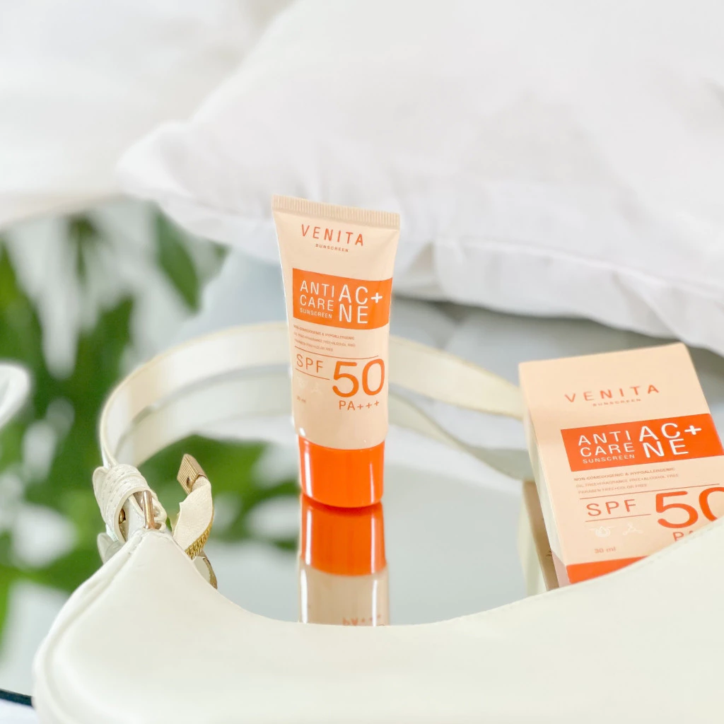 VENITA Anti-Acne Sunscreen SPF50/PA+++ เนื้อครีมเจล thumbnail 5