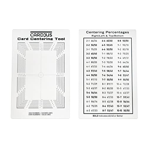 [From Japan] CARDJuS Centering Tool for Card Grading, suitable for 88mm × 63mm card size.