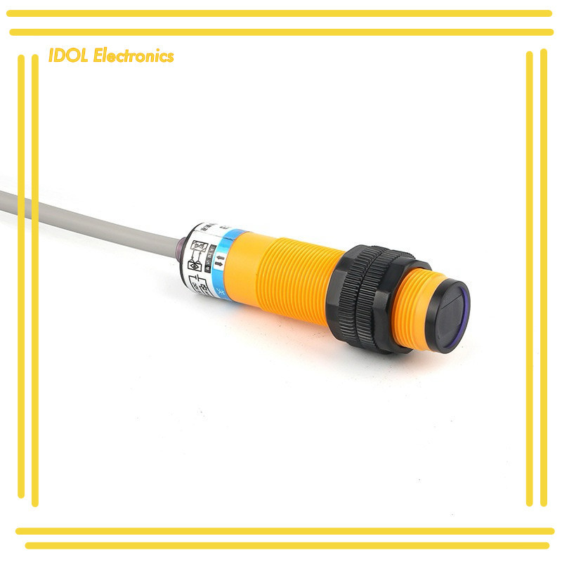 ราคาถูก! E3F-DS10C4 เซ็นเซอร์ตรวจจับวัตถุ PHOTO SENSOR E3F-DS10C4 U : DC6-36V J: 300mA Sn : 10cm NPN