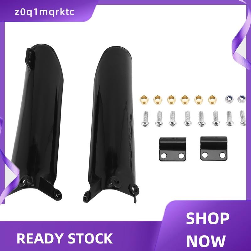 z0q1mqrktc 1 คู่รถจักรยานยนต์ด้านหน้าส้อม Absorber Protector ครอบคลุมพลาสติก Guards สําหรับ 110Cc 12