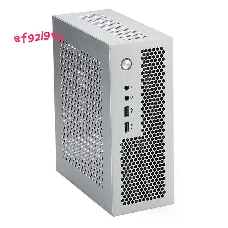 A09 HTPC เคสคอมพิวเตอร์ Mini ITX Gaming PC แชสซีเดสก์ท็อปแชสซี USB2.0 เคสคอมพิวเตอร์ เคสคอมพิวเตอร์ท