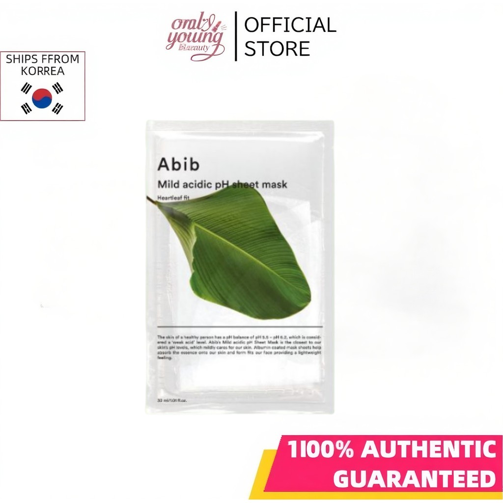 [Abib] Mild Acidic Ph Sheet Mask Heartleaf Fit