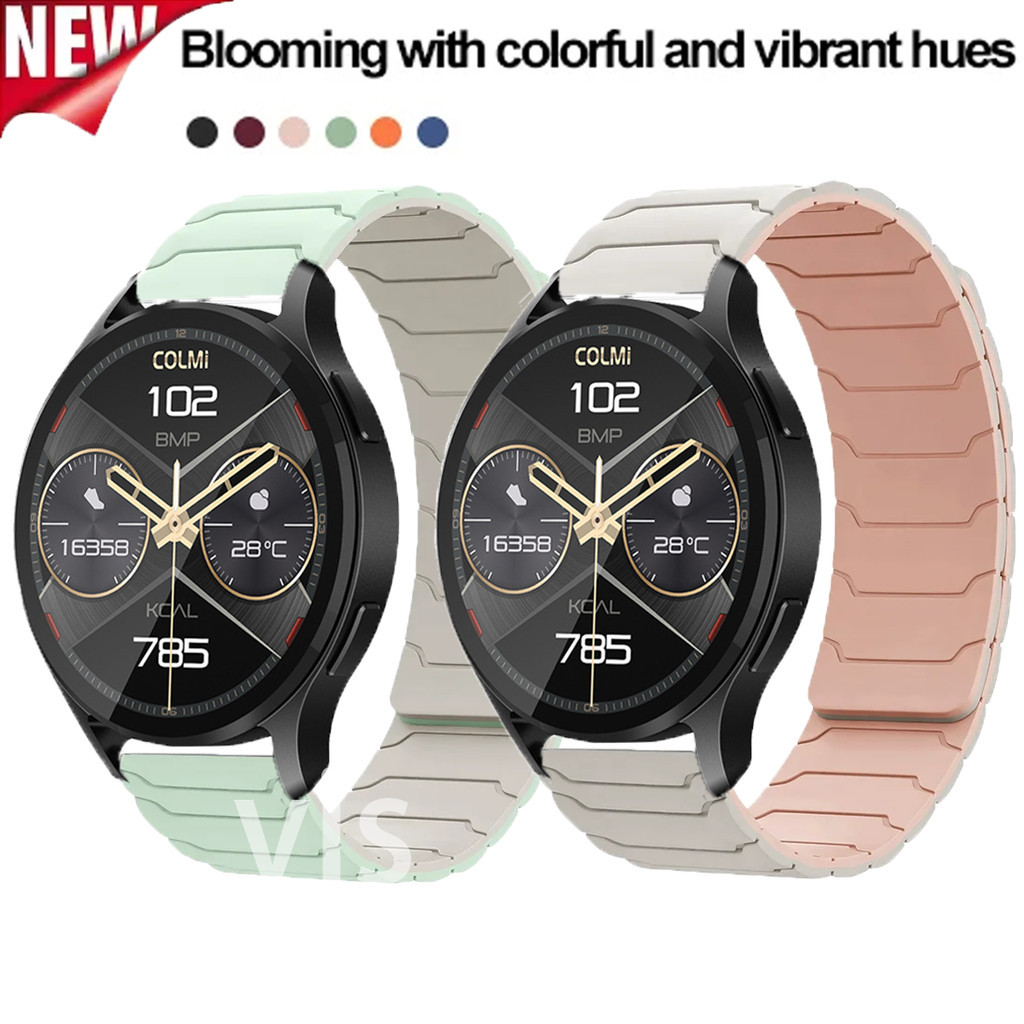 สายรัดแม่เหล็กสําหรับ COLMI P60/P68/P78/P82/P8/P9/P28/P73/P76/P81 Plus Pro Land 2S/C81/C8/M41/M42/V3