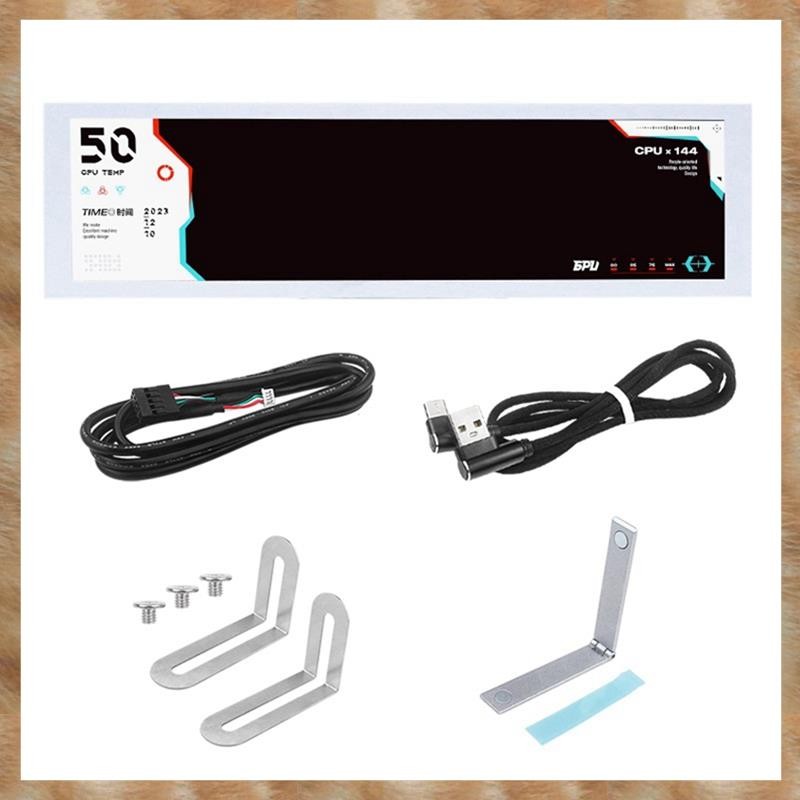 [KYG] 8.8 นิ้วคอมพิวเตอร์ Temp Monitor (ธีมไดนามิกที่รองรับ), หน้าจอ IPS Type C หน้าจอรอง CPU RAM HD