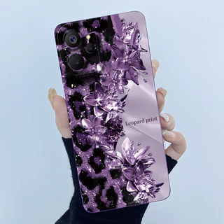 สําหรับRealme 10T 5G 2023 น่ารักPandaสาวหวานแมวซิลิโคนนุ่มปกหลังสําหรับRealme 9i 5G RMX3612 SlimกันชนAnti-Scratchป้องกันปลอก