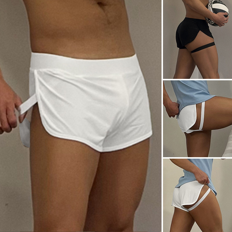 กางเกงขาสั้นสำหรับชายหาด ทำจากตาข่ายแห้งเร็ว สวมใส่สะดวก - รูปที่ 2