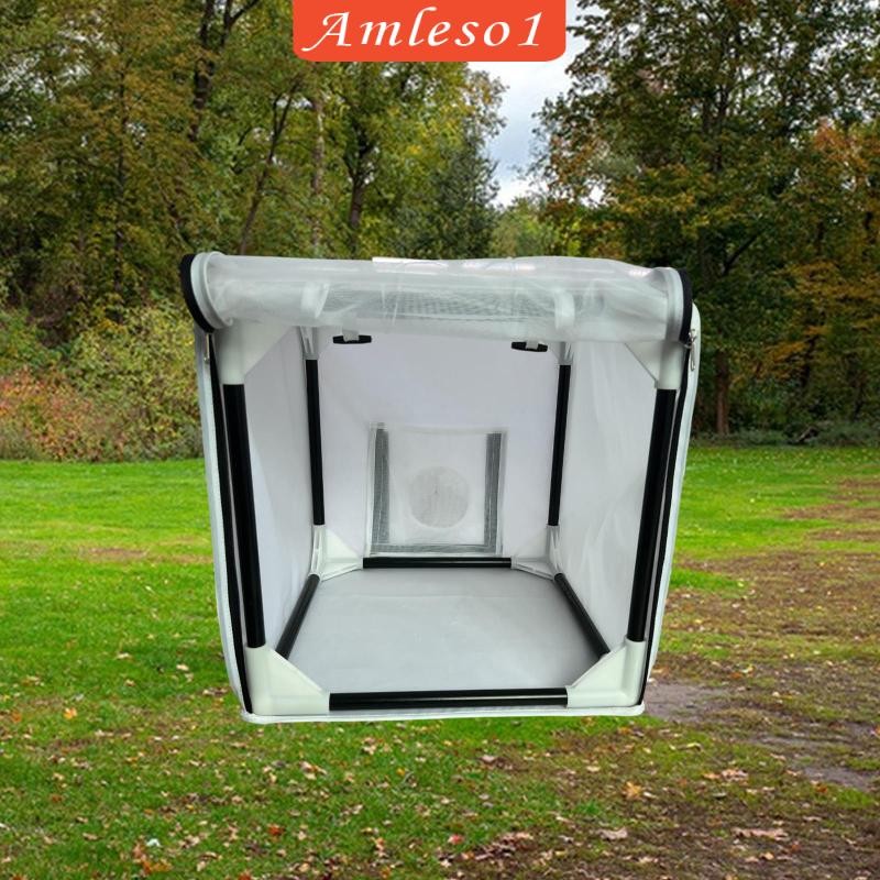 [Amleso1] Paint Spray Booth Spray Shelter Cover Overspray Workshop Booth Airbrush Booth สําหรับงานอด