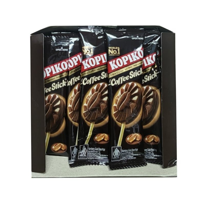 อินโดนีเซียนําเข้า KOPIKO KOPIKO Coffee Lollipop 40g หอพัก Office Sharing Candy Snacks250820