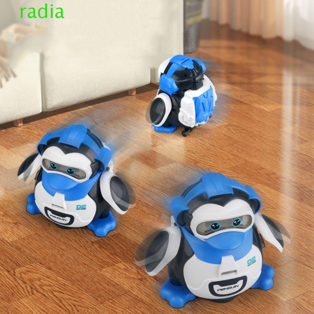 RADIANTZAP Penguin Moving Walking Toy, Electronic Interactive Penguin Dancing Robot Toys, เสียงและแส