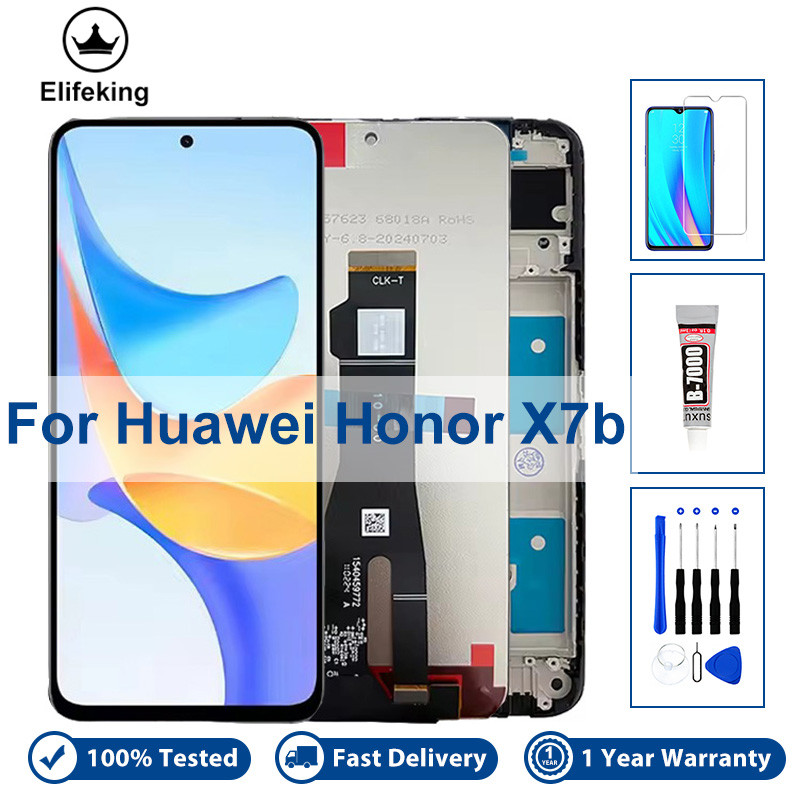 6.8 LCD สําหรับ Huawei Honor X7b CLK-LX1 CLK-LX2 จอแสดงผล LCD Touch Screen Digitizer CLK-LX3 เปลี่ยน