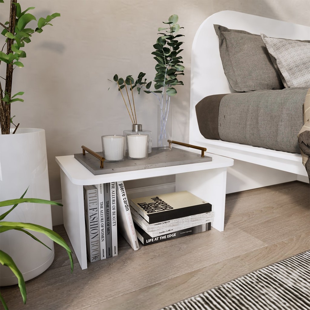 Koncept Furniture ตู้ข้าง KC-PLAY รุ่น EMMI สีขาว (60x40x30 ซม.) แบรนด์ KONCEPT FURNITURE