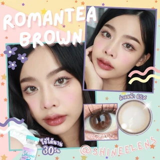 🔥 คอนแทคเลนส์ ✨ขนาดมินิ✨Brown/Gray✨ Romantea (Shinee)