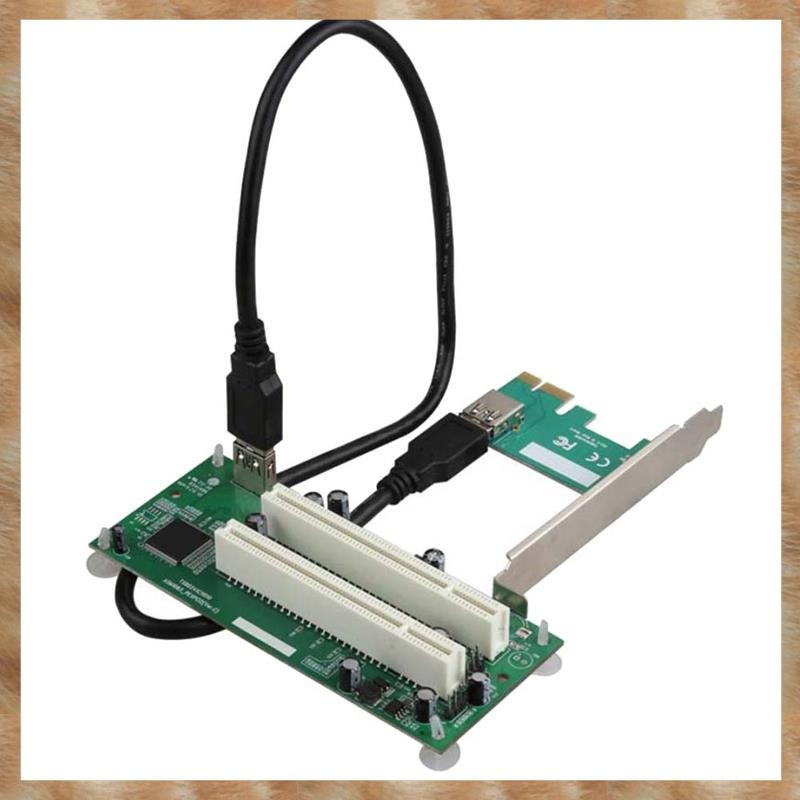 [KYG] อะแดปเตอร์ PCIe เป็น USB 3.0 เพิ่มพอร์ตบนเดสก์ท็อป PCI-E PCI-Express ขยาย 2 ช่อง รองรับการ์ดคู่