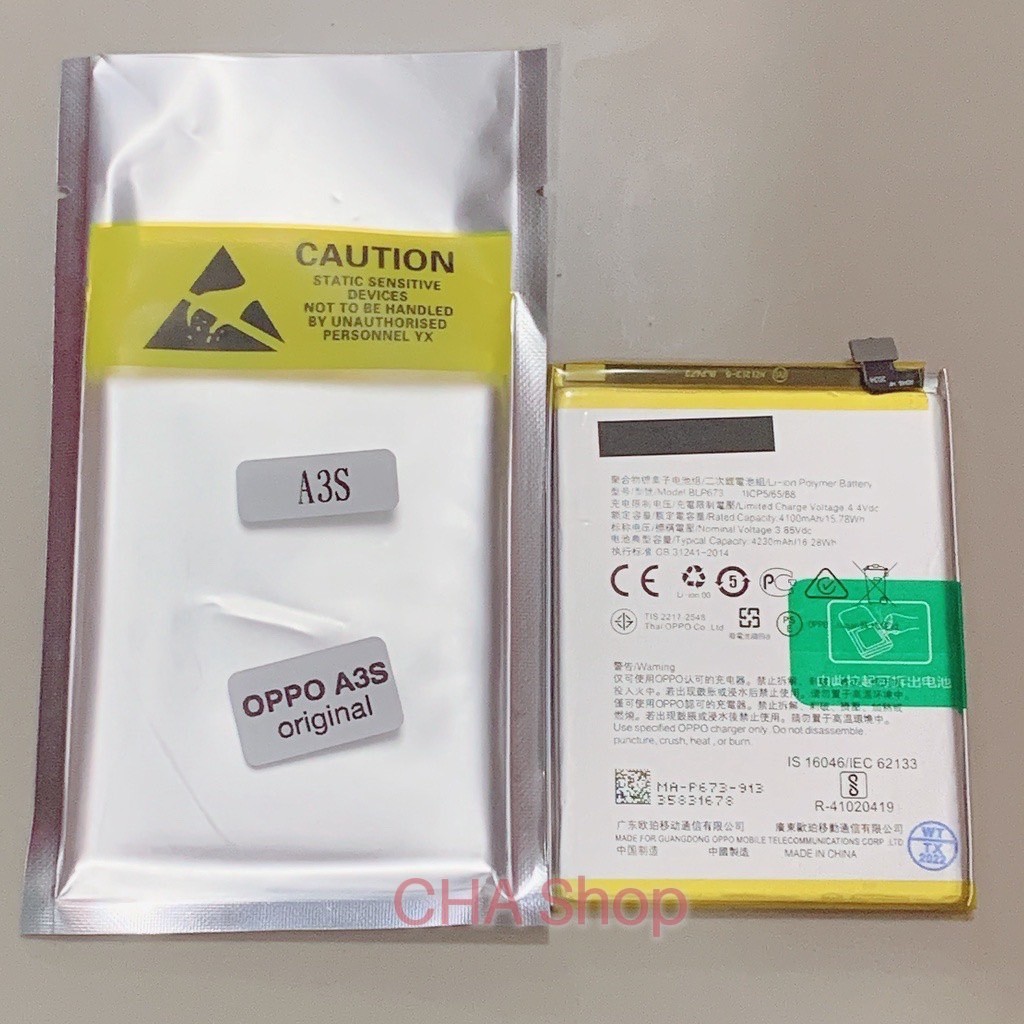 แบตเตอรี่ Model: BLP673 แบตเตอรี่ A5S A7 A31 A3S A5 แบต A5S A7 A31 A3S A5 Battery BLP673 4100MAH รับ