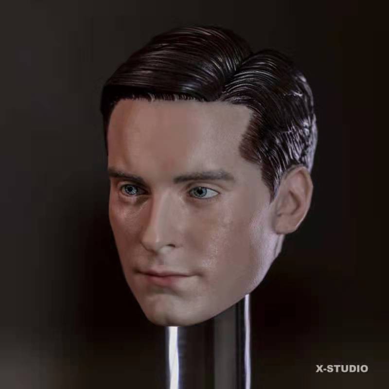[Boutique] Ready Stock 1/6 Spiderman Toby Head Sculpture Aix Studio Hand-Painted Limited Head Sculpt