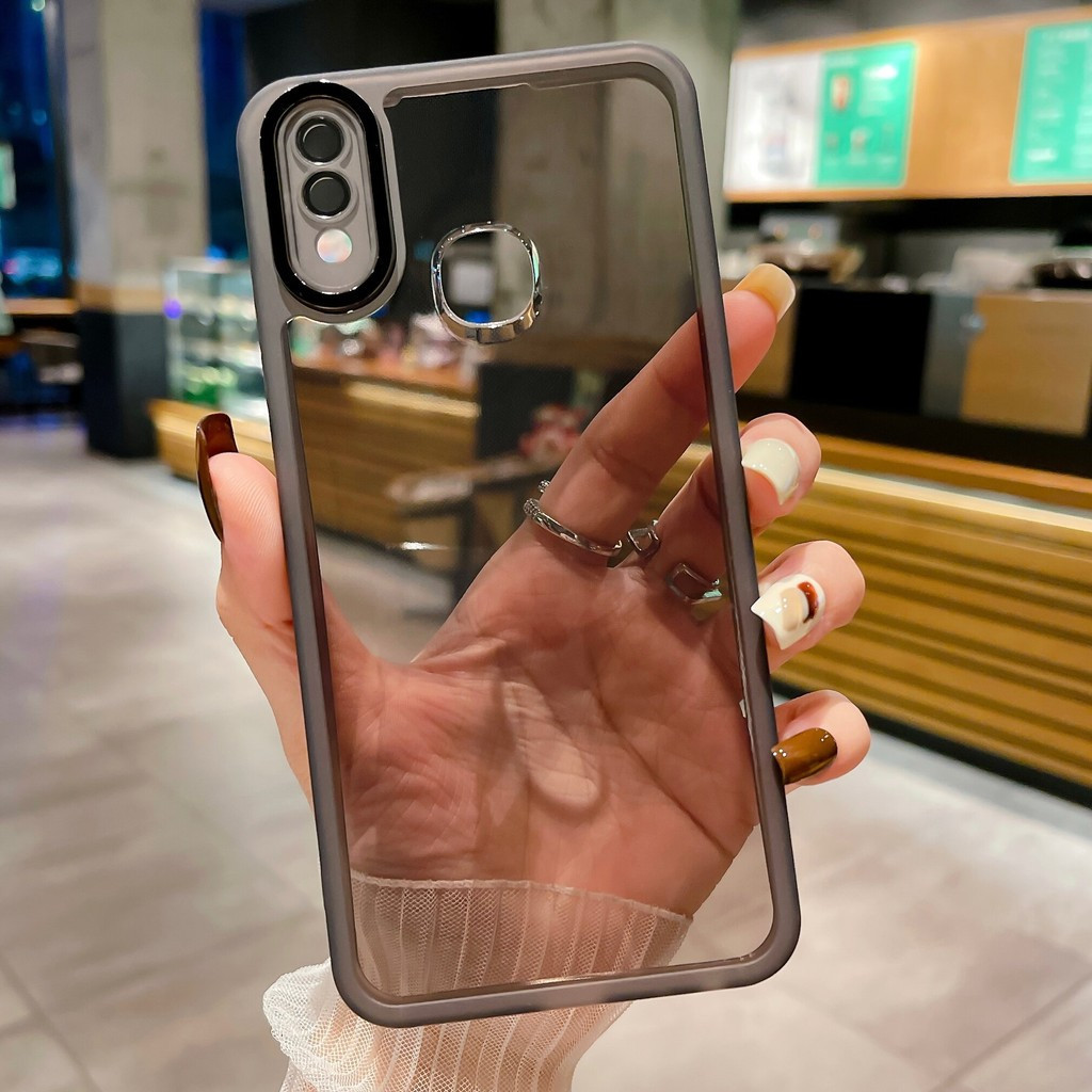 Huawei y72019 y7 2019 DUB-LX1 DUB-LX3 กล้องเลนส์ป้องกันฟิล์ม electroplated โปร่งใส soft case เคสโทรศ