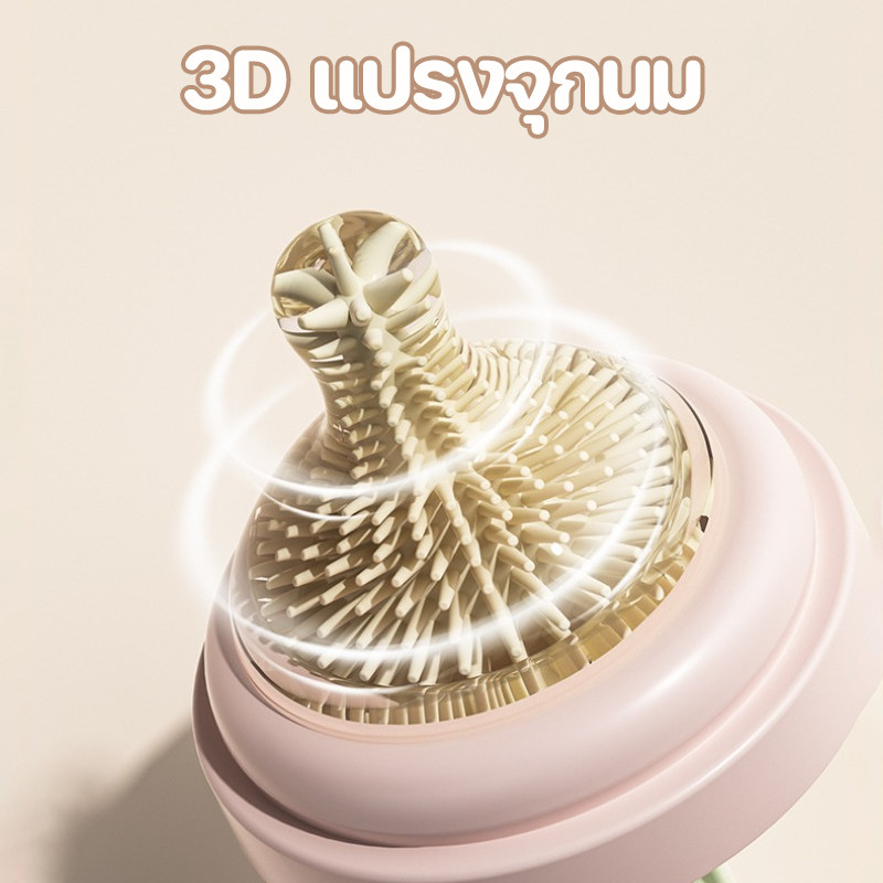 Berma Baby ชุดแปรงล้างขวด 6 IN 1 แบบพกพา อเนกประสงค์ เดินทาง แปรงซิลิโคน ชุดแปรงทํา - รูปที่ 3