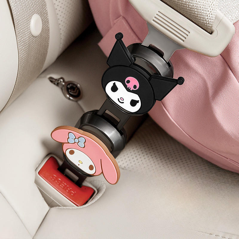 Sanrio Car Seat Wear Buckle Co-pilot Safety Belt Car Seat Belt Extension Safety Belt Holder