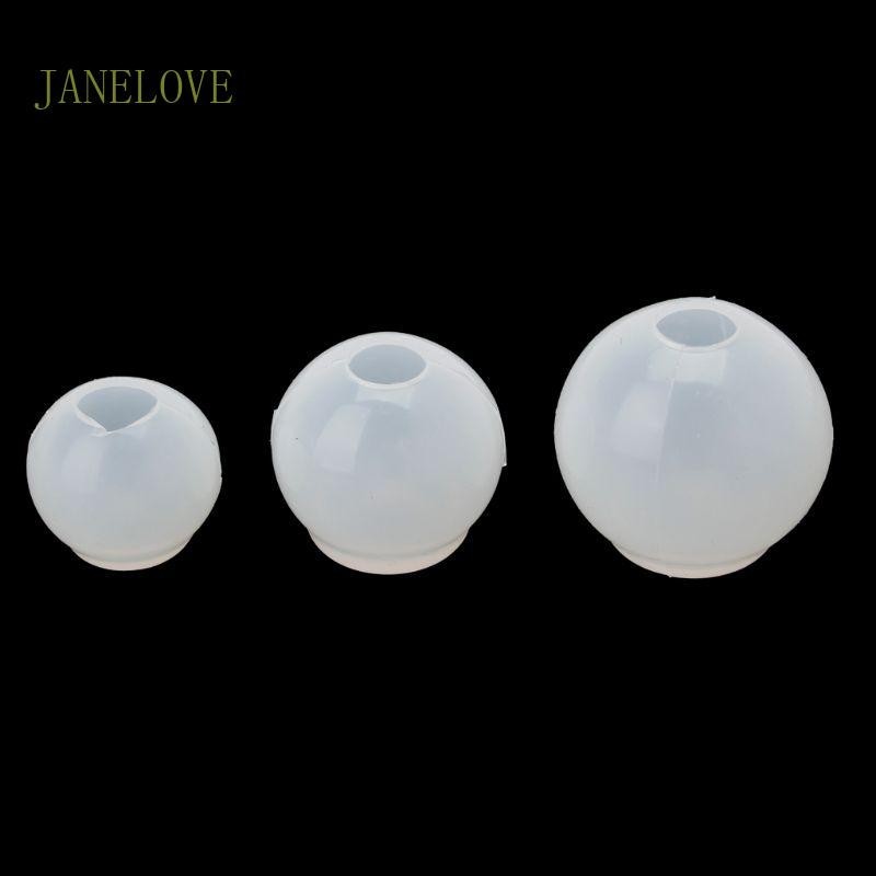 Jlove DIY Sphere รอบแม่พิมพ์ซิลิโคนสําหรับเรซิ่นอีพ็อกซี่เครื่องประดับทําสบู่โฮมเมดแม่พิมพ์บดสําหรับ