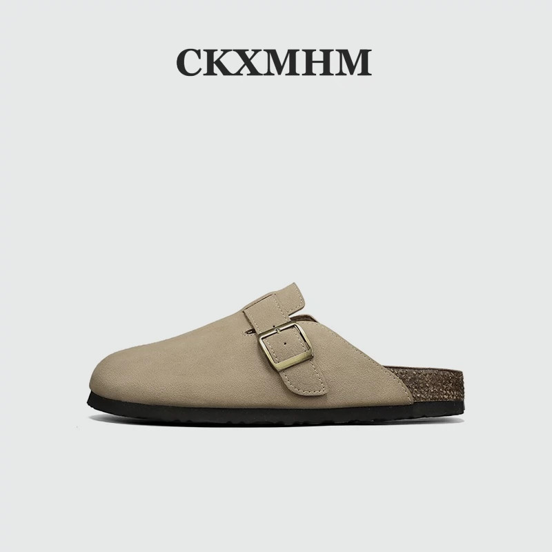 CKXMHM size 36-47 รองเท้าล่อผู้ชายและผู้หญิงสายรัดรองเท้าแตะกลางแจ้งรองเท้าแตะขนาดใหญ่