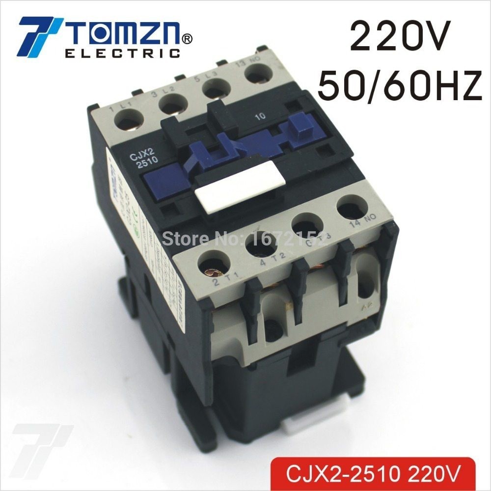 ✷CJX2 2510 AC contactor LC1 25A 220V 50HZ/60HZ