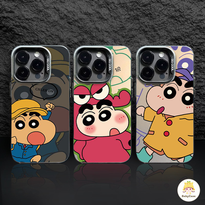 เล่นเครยอนชินจังน่ารักแบบง เคสRealme C55 C25 C35 C12 C67 C53 C51 C11 C33 C51s C15 5 5i C17 C30 C20 C25S C21 C20A Note 50