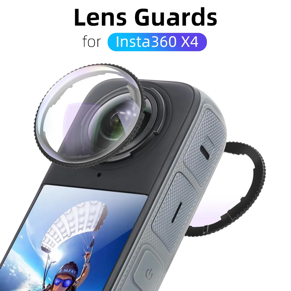 เลนส์ Guards สําหรับ Insta360 X4 กล้องกีฬาหมุน Protector อุปกรณ์เสริมสําหรับ Insta 360 X4 Anti-Scratch เลนส์ Protector