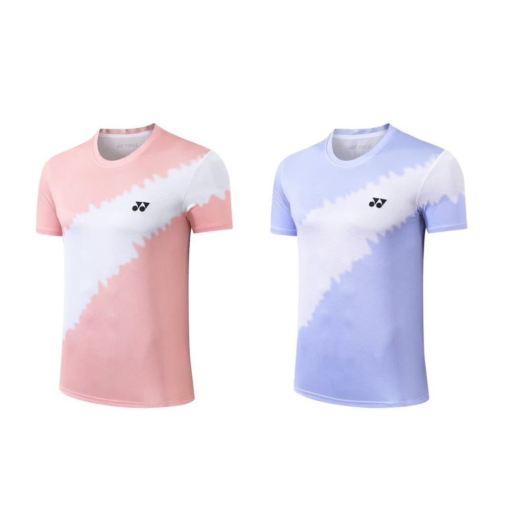 2024 ใหม่เสื้อผ้าแบดมินตันสําหรับผู้ชายและผู้หญิงความเร็วอบแห้ง ใช่ ทีม จับคู่ เสื้อยืดฝึกเทนนิส