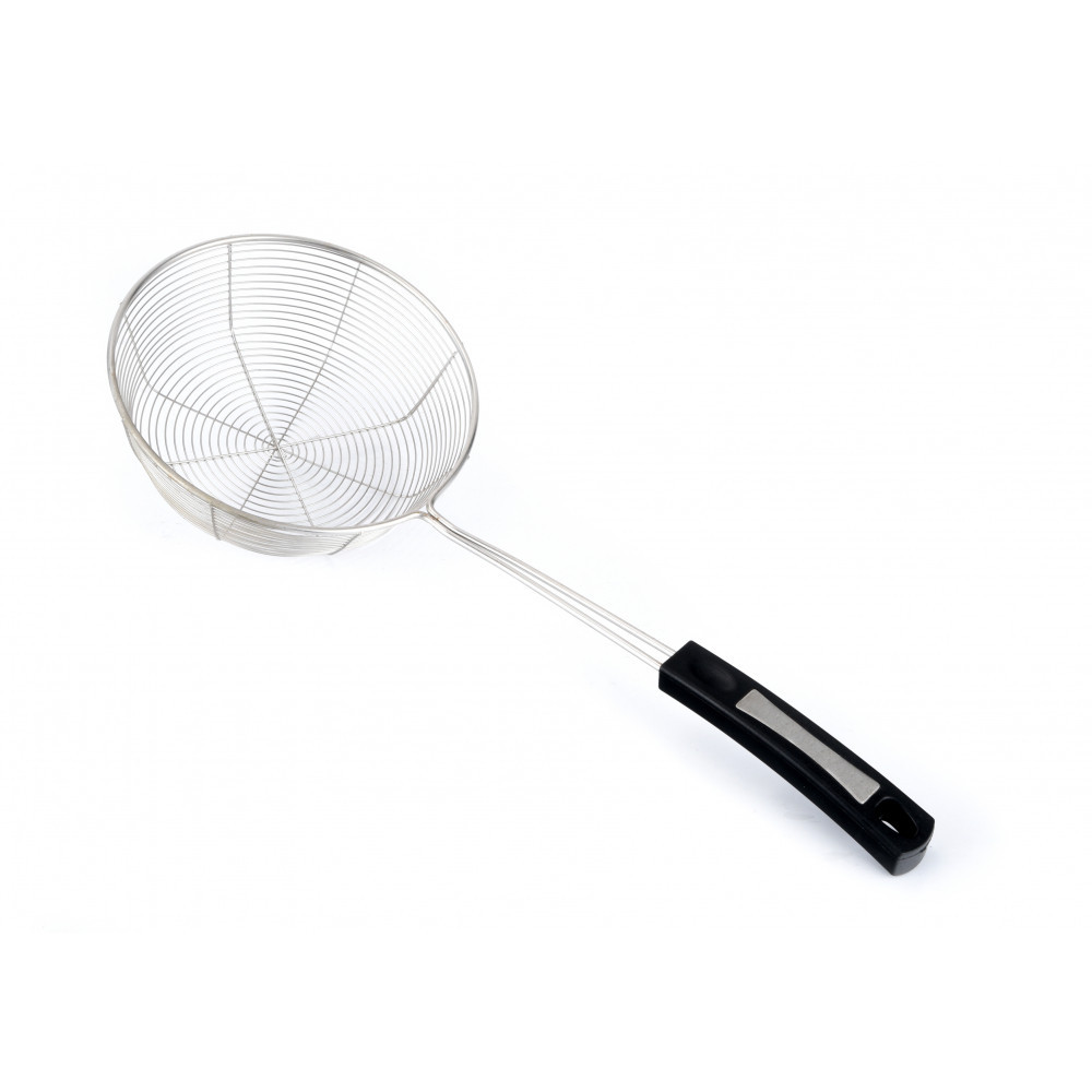 P&P_chic shop ADAMAS กระชอนลวกสเตนเลส 18 ซม. ARTHER ด้ามสีดำ