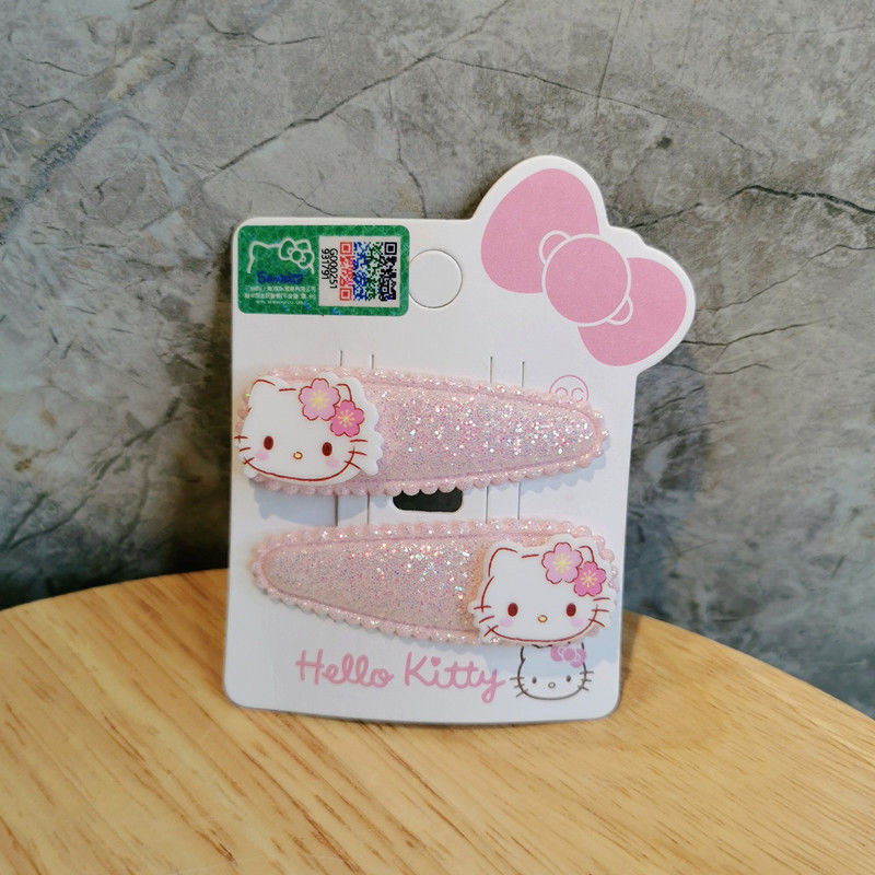 กิ๊บติดผม HelloKitty กิ๊บคู่ซากุระญี่ปุ่นกิ๊บหน้าม้าหวาน Hello Kitty