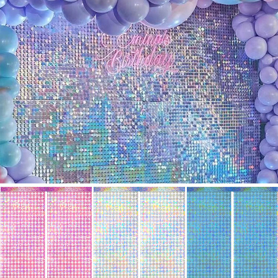 แนะนำ ผ้าม่าน 2 ชิ้น 2 เมตร X 1 เมตรเลเซอร์ฝนผ้าม่านทองสีสดใสพรรคตกแต่งแฟชั่นอุปกรณ์เสริมสําหรับงานแต่งงานครบรอบ Grant กิจกรรมวันเกิด ราคาพิเศษ มีเก็บเงินปลายทาง