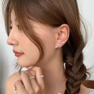 We Flower เกาหลี ส925 เงินน่ารักผีเสื้อขนาดเล็กต่างหูสตั๊ดสําหรับผู้หญิงสาว ไม่แพ้ง่าย ปากหูเครื่องประดับอุปกรณ์เสริม