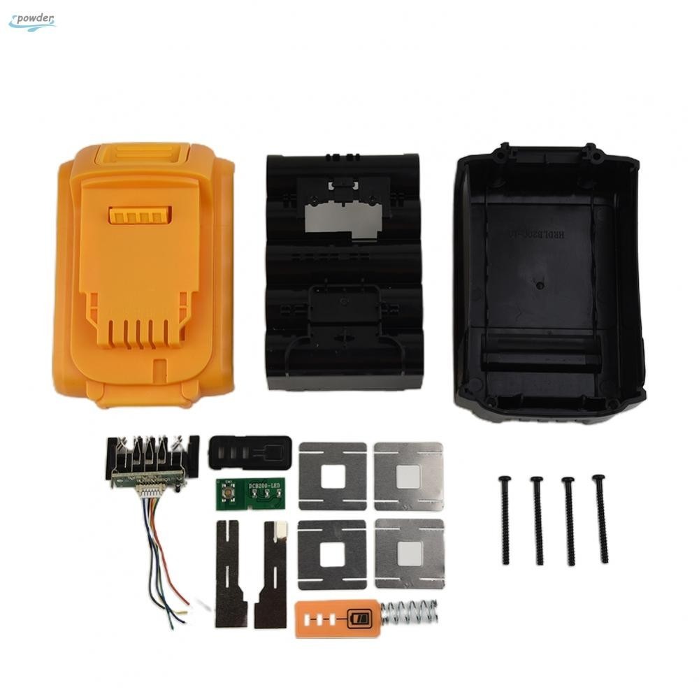 【shopee】For Dewalt 18V 20V Battery Plastic Shell Replacement Battery Case with PCB Board【Brand New】