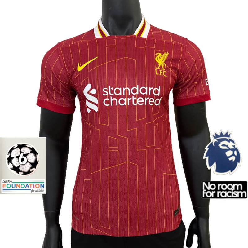 Player Edition 24/25 Liverpool Home เสื้อฟุตบอลผู้ชาย