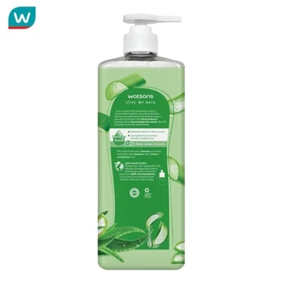 Watsons วัตสัน เลิฟ มาย สกิน อโลเวร่า เซ็นทิด ครีม บอดี้ วอช 1000มล.